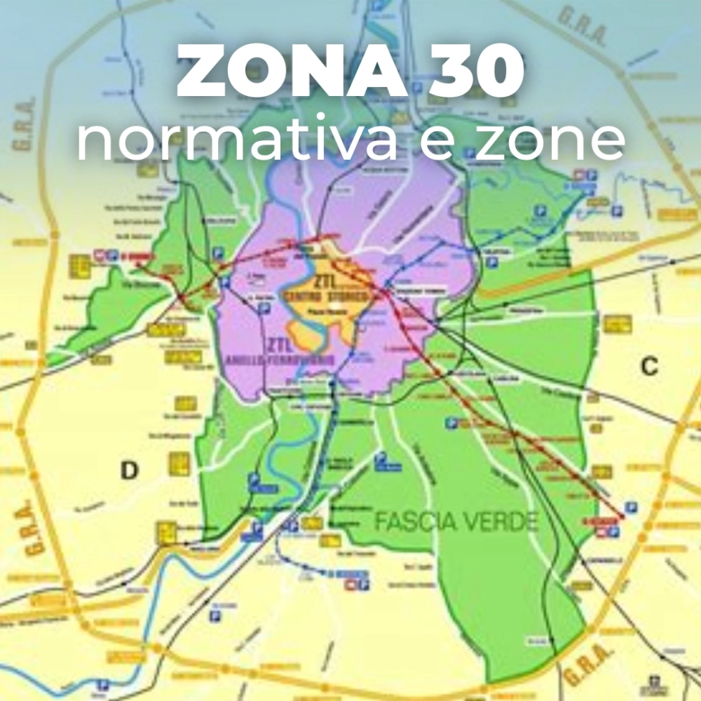 Immagine Zona 30 Roma: normativa e zone